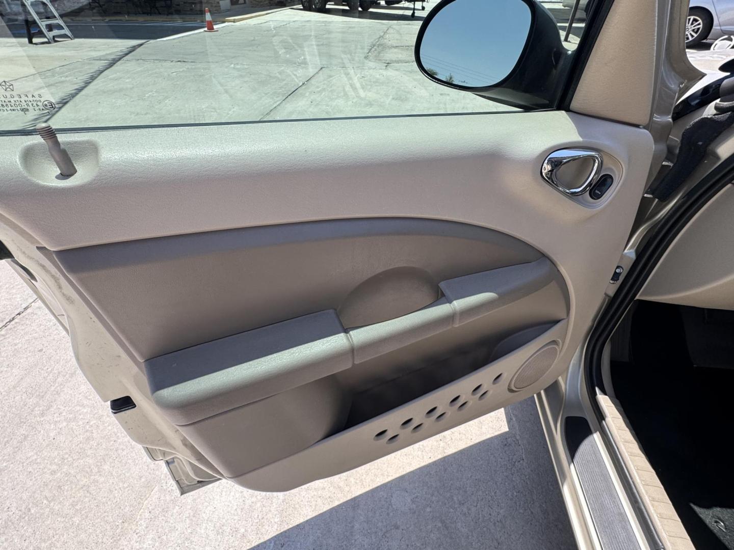 2006 Gold Chrysler PT Cruiser Touring Edition (3A4FY58B76T) with an 2.4L L4 DOHC 16V engine, located at 2190 Hwy 95, Bullhead City, AZ, 86442, (928) 704-0060, 0.000000, 0.000000 - super clean best of show pt cruiser. 2006 touring edition. brand new tires/wheels. serpentine belts been replaced. elderly owned. great running car. needs nothing. - Photo#10