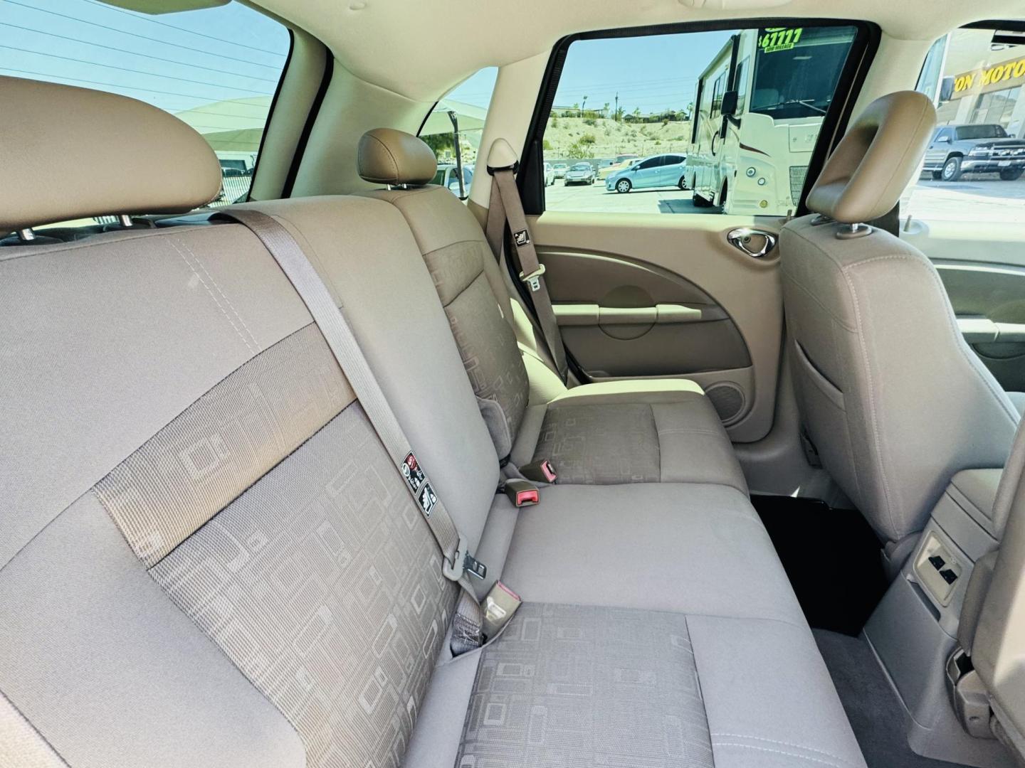 2006 Gold Chrysler PT Cruiser Touring Edition (3A4FY58B76T) with an 2.4L L4 DOHC 16V engine, located at 2190 Hwy 95, Bullhead City, AZ, 86442, (928) 704-0060, 0.000000, 0.000000 - super clean best of show pt cruiser. 2006 touring edition. brand new tires/wheels. serpentine belts been replaced. elderly owned. great running car. needs nothing. - Photo#19