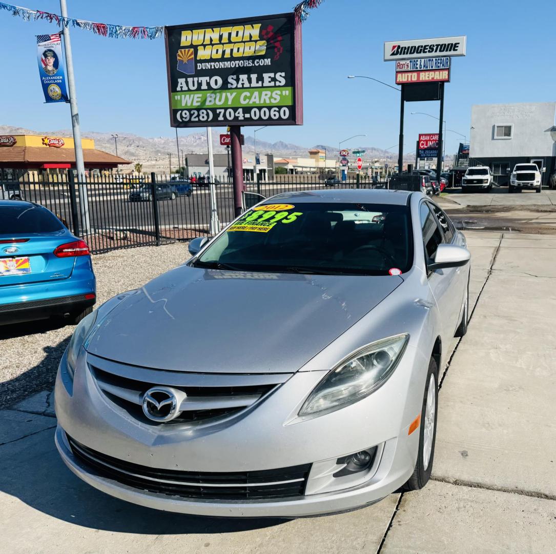2012 Silver Mazda MAZDA6 I Touring (1YVHZ8DH3C5) with an 2.5L L4 DOHC 16V engine, 6-Speed Automatic transmission, located at 2190 Hwy 95, Bullhead City, AZ, 86442, (928) 704-0060, 0.000000, 0.000000 - Photo#1
