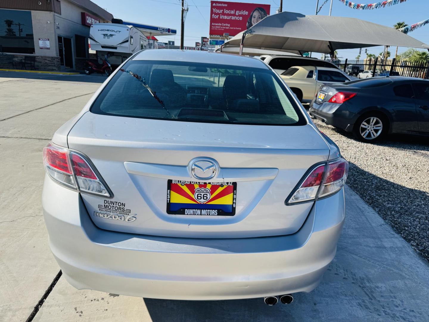 2012 Silver Mazda MAZDA6 I Touring (1YVHZ8DH3C5) with an 2.5L L4 DOHC 16V engine, 6-Speed Automatic transmission, located at 2190 Hwy 95, Bullhead City, AZ, 86442, (928) 704-0060, 0.000000, 0.000000 - Photo#3