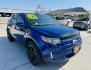 2013 dark blue metallic Ford Edge SEL FWD (2FMDK3JC2DB) with an 3.5L V6 DOHC 24V engine, 6-Speed Automatic transmission, located at 2190 Hwy 95, Bullhead City, AZ, 86442, (928) 704-0060, 0.000000, 0.000000 - Photo#1