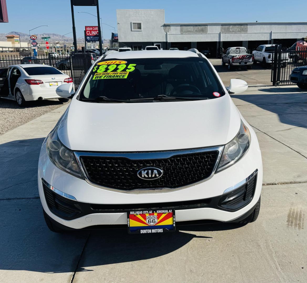 2015 Kia Sportage LX FWD (KNDPB3AC8F7) with an 2.4L V6 DOHC 24V engine, 6-Speed Automatic transmission, located at 2190 Hwy 95, Bullhead City, AZ, 86442, (928) 704-0060, 0.000000, 0.000000 - Photo#0