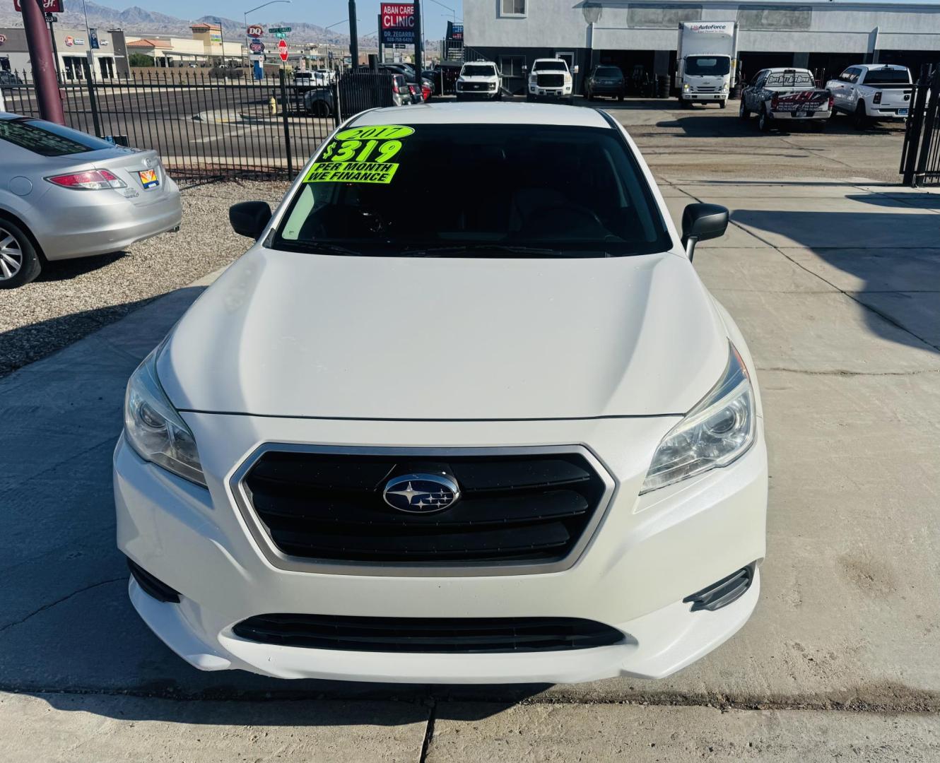 2017 White Subaru Legacy 2.5i Premium (4S3BNAB65H3) with an 2.5L H4 SOHC 16V engine, CVT transmission, located at 2190 Hwy 95, Bullhead City, AZ, 86442, (928) 704-0060, 0.000000, 0.000000 - Photo#4
