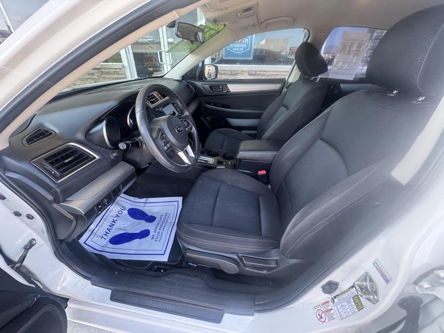2017 White Subaru Legacy 2.5i Premium (4S3BNAB65H3) with an 2.5L H4 SOHC 16V engine, CVT transmission, located at 2190 Hwy 95, Bullhead City, AZ, 86442, (928) 704-0060, 0.000000, 0.000000 - Photo#10