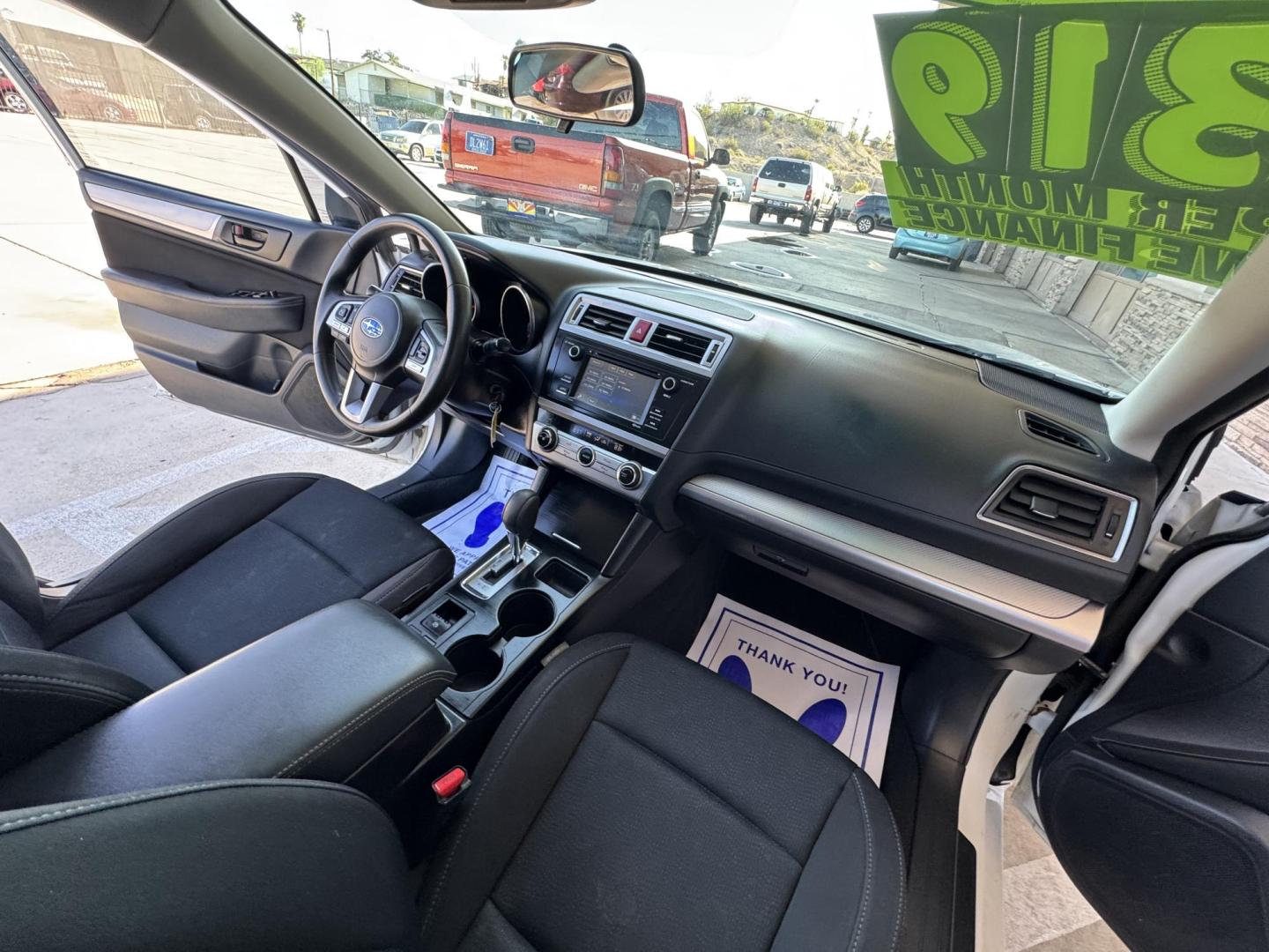 2017 White Subaru Legacy 2.5i Premium (4S3BNAB65H3) with an 2.5L H4 SOHC 16V engine, CVT transmission, located at 2190 Hwy 95, Bullhead City, AZ, 86442, (928) 704-0060, 0.000000, 0.000000 - Photo#19