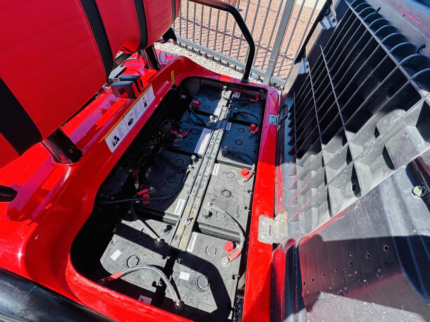 2023 Red Icon 4 seater , located at 2190 Hwy 95, Bullhead City, AZ, 86442, (928) 704-0060, 0.000000, 0.000000 - On consignment. This super clean like new 2023 Icon golf cart. All electric. up to 35 MPH. hard top . hard full windshield. custom stereo. only 13 miles. Yes 13 miles. like brand new. Brand new batteries. always garaged. Really fun to drive. $8500. - Photo#6