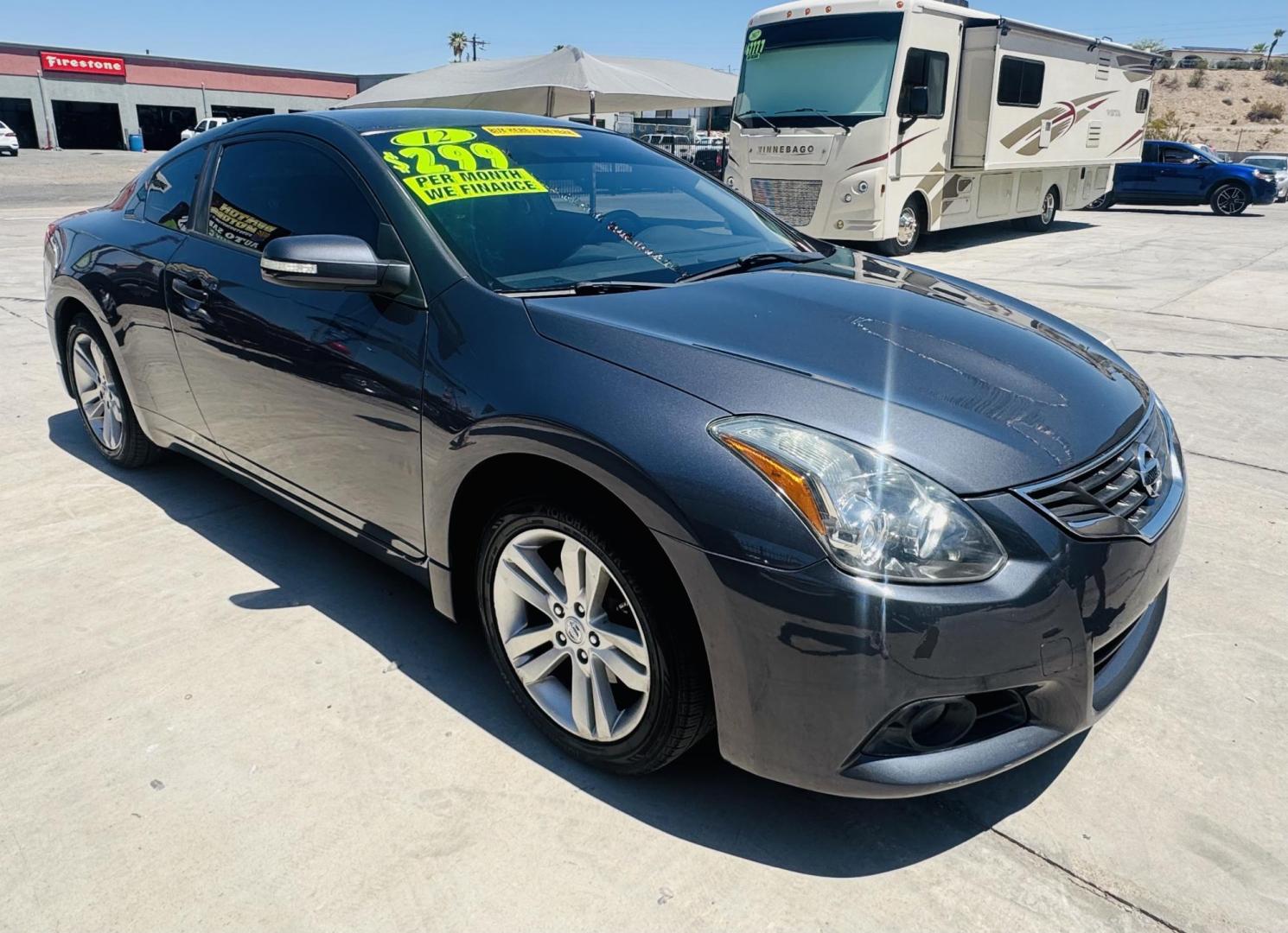 2012 Charcoal /black leather , located at 2190 Hwy 95, Bullhead City, AZ, 86442, (928) 704-0060, 0.000000, 0.000000 - 2012 Nissan Altima 2.5 S. leather loaded, moonroof, backup camera, xm radio, free warranty, free carfax, we finance ,buy here pay here. in house financing available. - Photo#1
