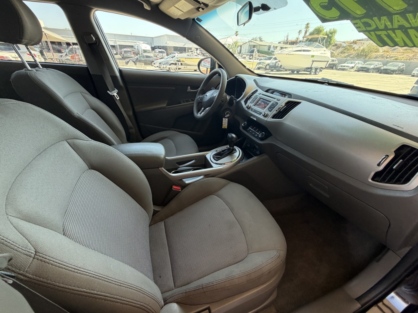 2015 Charcoal Kia Sportage LX FWD (KNDPB3AC7F7) with an 2.4L V6 DOHC 24V engine, 6-Speed Automatic transmission, located at 2190 Hwy 95, Bullhead City, AZ, 86442, (928) 704-0060, 0.000000, 0.000000 - 2015 Kia sportage.* brand new engine installed from kia with warranty less than 1000 miles on new engine. . Brand new tires. lots of service done. free warranty. free carfax. in house financing- Photo#6