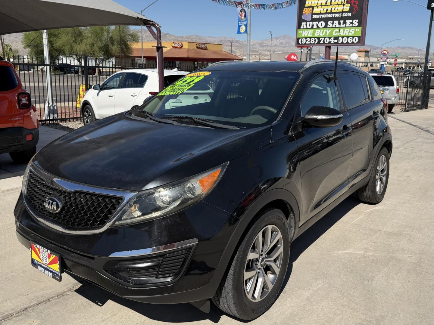 2015 Charcoal Kia Sportage LX FWD (KNDPB3AC7F7) with an 2.4L V6 DOHC 24V engine, 6-Speed Automatic transmission, located at 2190 Hwy 95, Bullhead City, AZ, 86442, (928) 704-0060, 0.000000, 0.000000 - 2015 Kia sportage. 1 owner we finance. free carfax, free warranty. - Photo#10