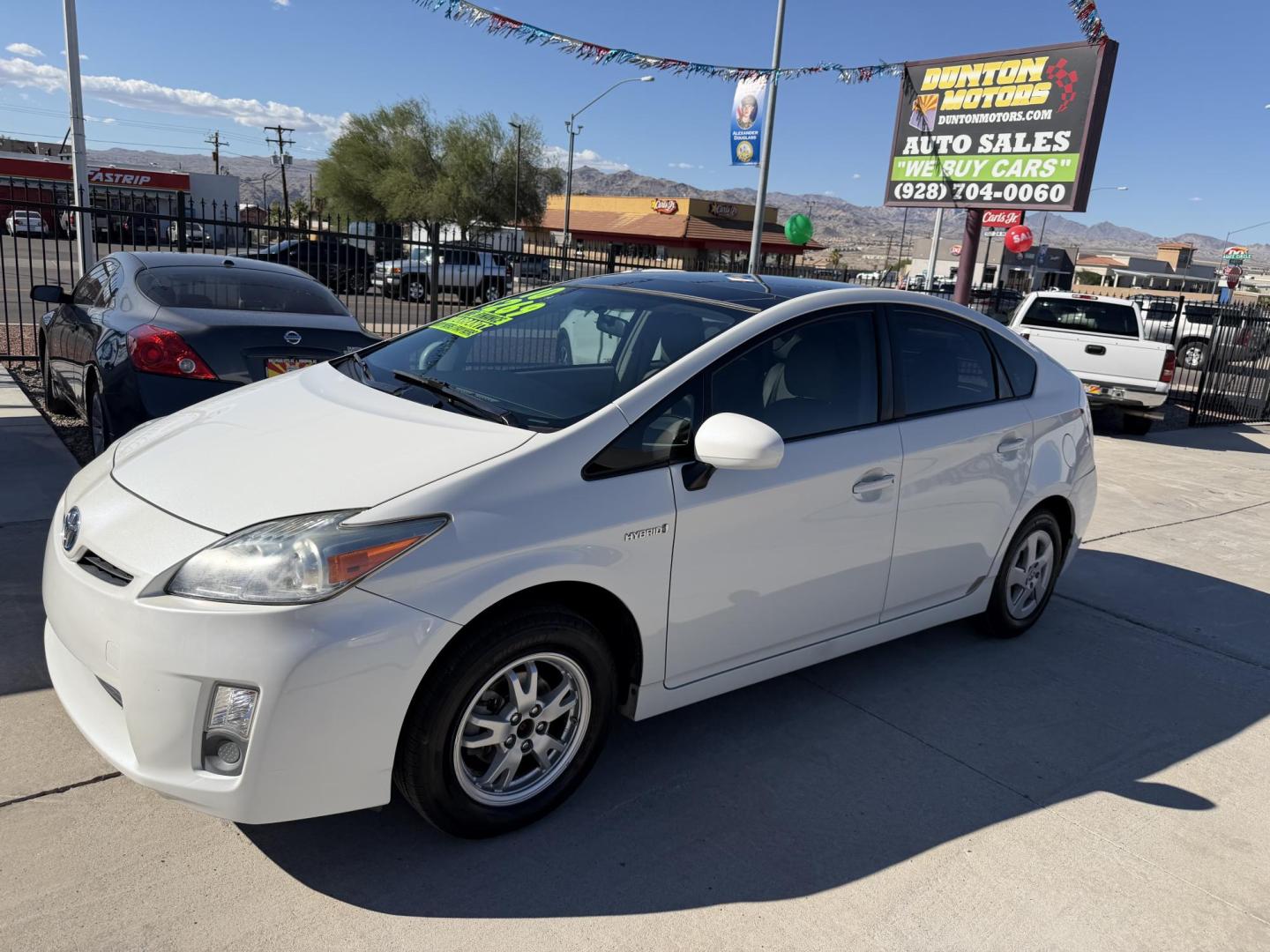 2010 White Toyota Prius Prius II (JTDKN3DU7A0) with an 1.8L L4 DOHC 16V engine, Continuously Variable Transmisson transmission, located at 2190 Hwy 95, Bullhead City, AZ, 86442, (928) 704-0060, 0.000000, 0.000000 - 1 owner. super clean. free carfax. free warranty. over 45 MPG. - Photo#2