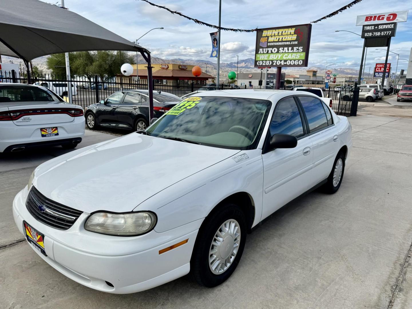 2003 White Chevrolet Malibu Base (1G1ND52J73M) with an 3.1L V6 OHV 12V engine, 4-Speed Automatic Overdrive transmission, located at 2190 Hwy 95, Bullhead City, AZ, 86442, (928) 704-0060, 0.000000, 0.000000 - in house financing available. - Photo#1