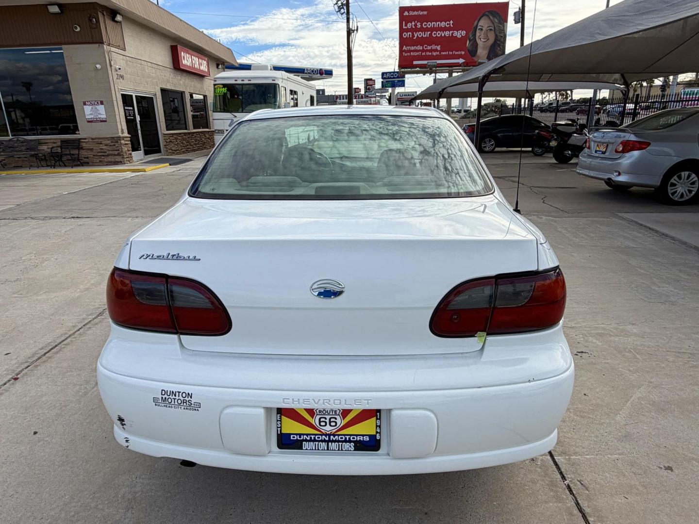 2003 White Chevrolet Malibu Base (1G1ND52J73M) with an 3.1L V6 OHV 12V engine, 4-Speed Automatic Overdrive transmission, located at 2190 Hwy 95, Bullhead City, AZ, 86442, (928) 704-0060, 0.000000, 0.000000 - in house financing available. - Photo#4
