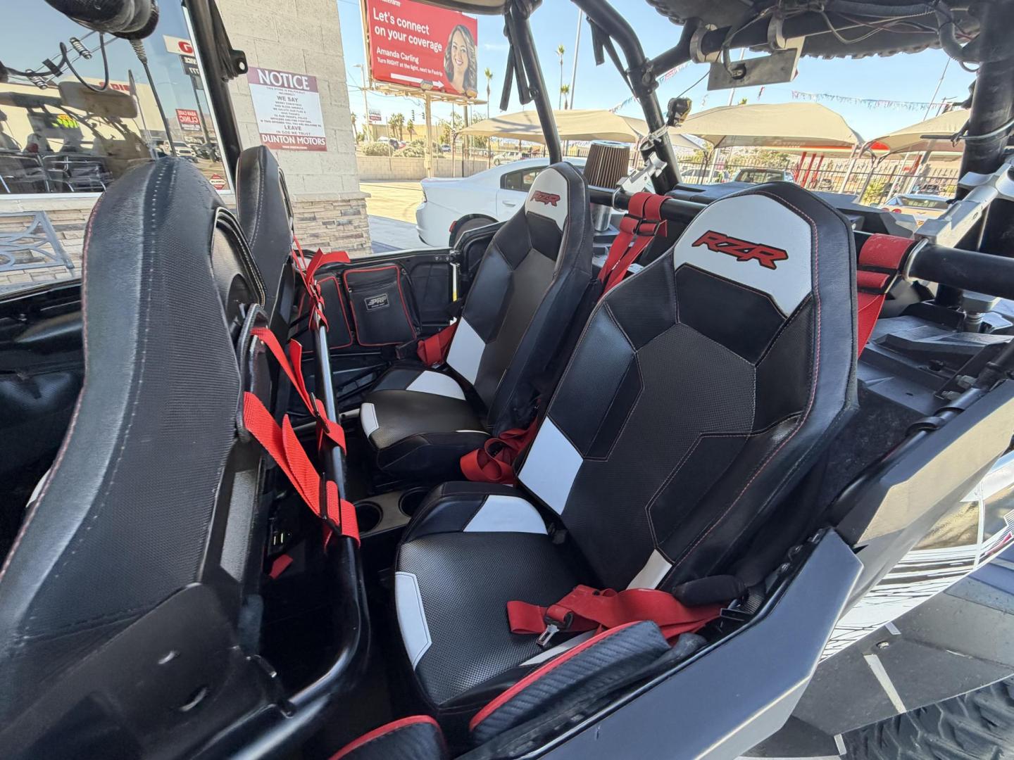 2014 Red Polaris Unknown - (4XA6T1EA2EB) , located at 2190 Hwy 95, Bullhead City, AZ, 86442, (928) 704-0060, 0.000000, 0.000000 - 2014 Polaris Rzr4 xp 1000. lots of extras, oversized tires. hard full windshield. soft top, spare tire w carrier. polaris gps screen and stereo system. WINCH,LIGHTS, WHIP BAR,THIS THING HAS TONS OF EXTRAS. Runs and drive great. Free and clear arizona title. - Photo#15