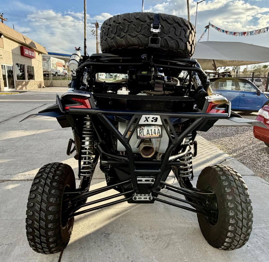 2019 Black Can-Am Maverick X3 X RS Turbo R - (3JBVXAW40KK) , located at 2190 Hwy 95, Bullhead City, AZ, 86442, (928) 704-0060, 0.000000, 0.000000 - 2019 Can Am Maverick x3 turbo R. 3200 miles. ruged radio cab and driver passenger communicaitions, g force helmets included, speakers. mts shocks, amber light bars, mud guards, aces racing oversized seats. light whips, full doors. trailer also available if interested. - Photo#4
