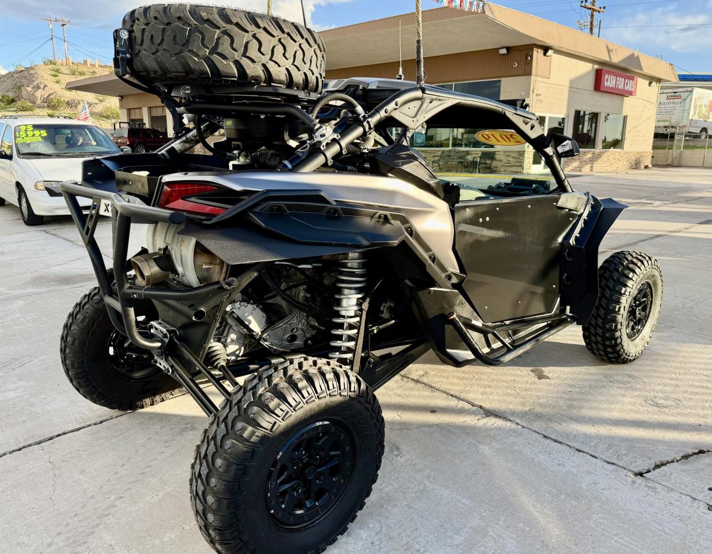 2019 Black Can-Am Maverick X3 X RS Turbo R - (3JBVXAW40KK) , located at 2190 Hwy 95, Bullhead City, AZ, 86442, (928) 704-0060, 0.000000, 0.000000 - 2019 Can Am Maverick x3 turbo R. 3200 miles. ruged radio cab and driver passenger communicaitions, g force helmets included, speakers. mts shocks, amber light bars, mud guards, aces racing oversized seats. light whips, full doors. trailer also available if interested. - Photo#6