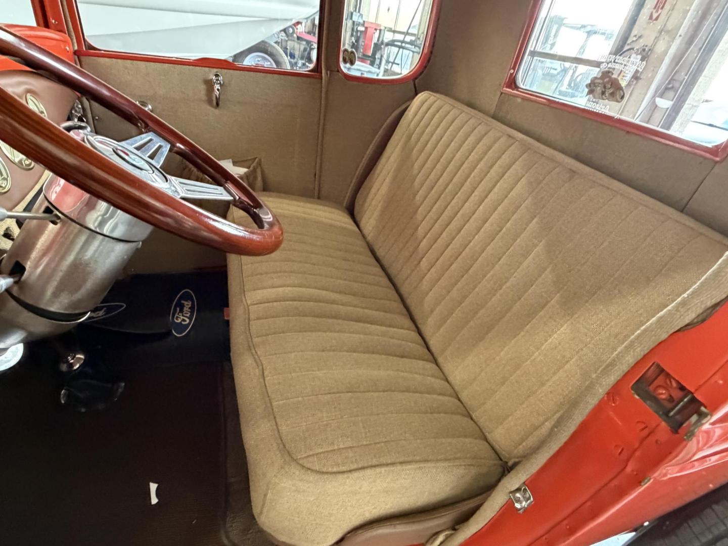 1930 Orange Ford A , located at 2190 Hwy 95, Bullhead City, AZ, 86442, (928) 704-0060, 0.000000, 0.000000 - 1930 Ford Model A custom. 350 chevy small block engine. hot rod Turbo 350 automatic transmission. 8 in ford rear end . QA1 rear coil over suspensin billstein front shocks. new battery, plugs carbeurator. vintage air conditioning. on consignment. arizona title $29900 or best offer. - Photo#6