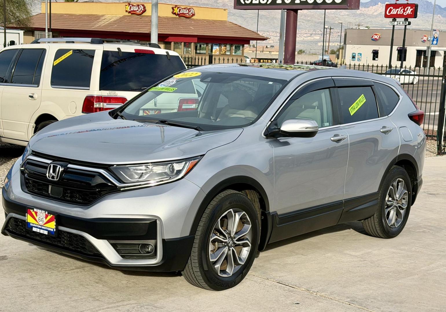 2022 Silver Honda CR-V EX 2WD (5J6RW1H5XNL) with an 1.5L L4 16V DOHC TURBO engine, CVT transmission, located at 2190 Hwy 95, Bullhead City, AZ, 86442, (928) 704-0060, 0.000000, 0.000000 - 2022 Honda CR-V EX. *1 owner , only 14k miles so many features. 1.4 turbo engine 28-34 MPG. . this car is fully loaded. Accident Avoidance Systems Adaptive Cruise Control,Alloy Wheels,Android ,AutoAnti-Theft System,Apple Carpplay ,Auto Start/Stop,Blind Spot Warning,Bluetooth,Braking Assist,Connecte - Photo#6