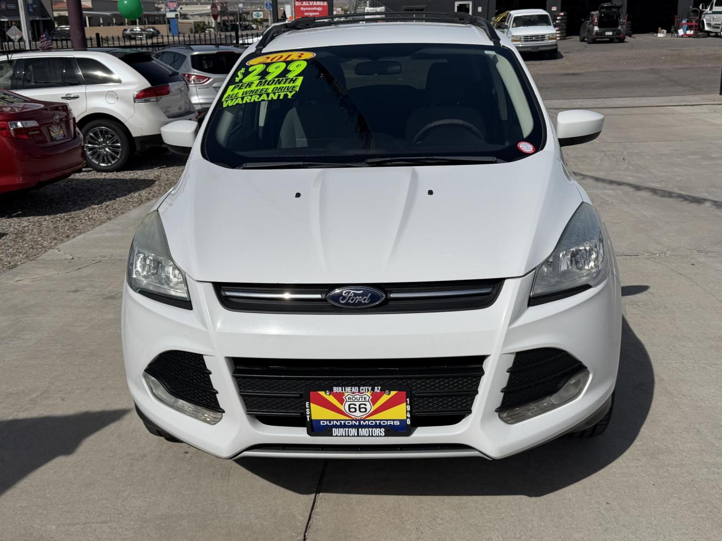 2013 White Ford Escape SE AWD (1FMCU9GX1DU) with an 1.6L L4 DOHC 16V engine, 6-Speed Automatic transmission, located at 2190 Hwy 95, Bullhead City, AZ, 86442, (928) 704-0060, 0.000000, 0.000000 - Photo#3