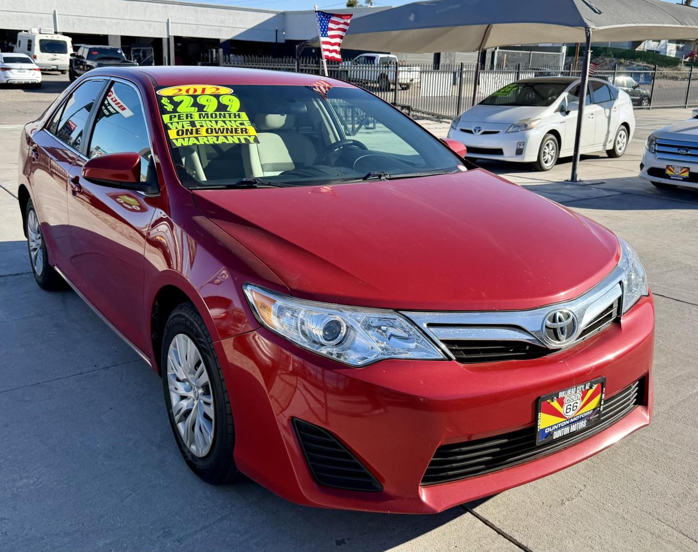 2012 Red Toyota Camry SE (4T4BF1FK7CR) with an 2.5L L4 DOHC 16V engine, 6-Speed Automatic transmission, located at 2190 Hwy 95, Bullhead City, AZ, 86442, (928) 704-0060, 0.000000, 0.000000 - Photo#5