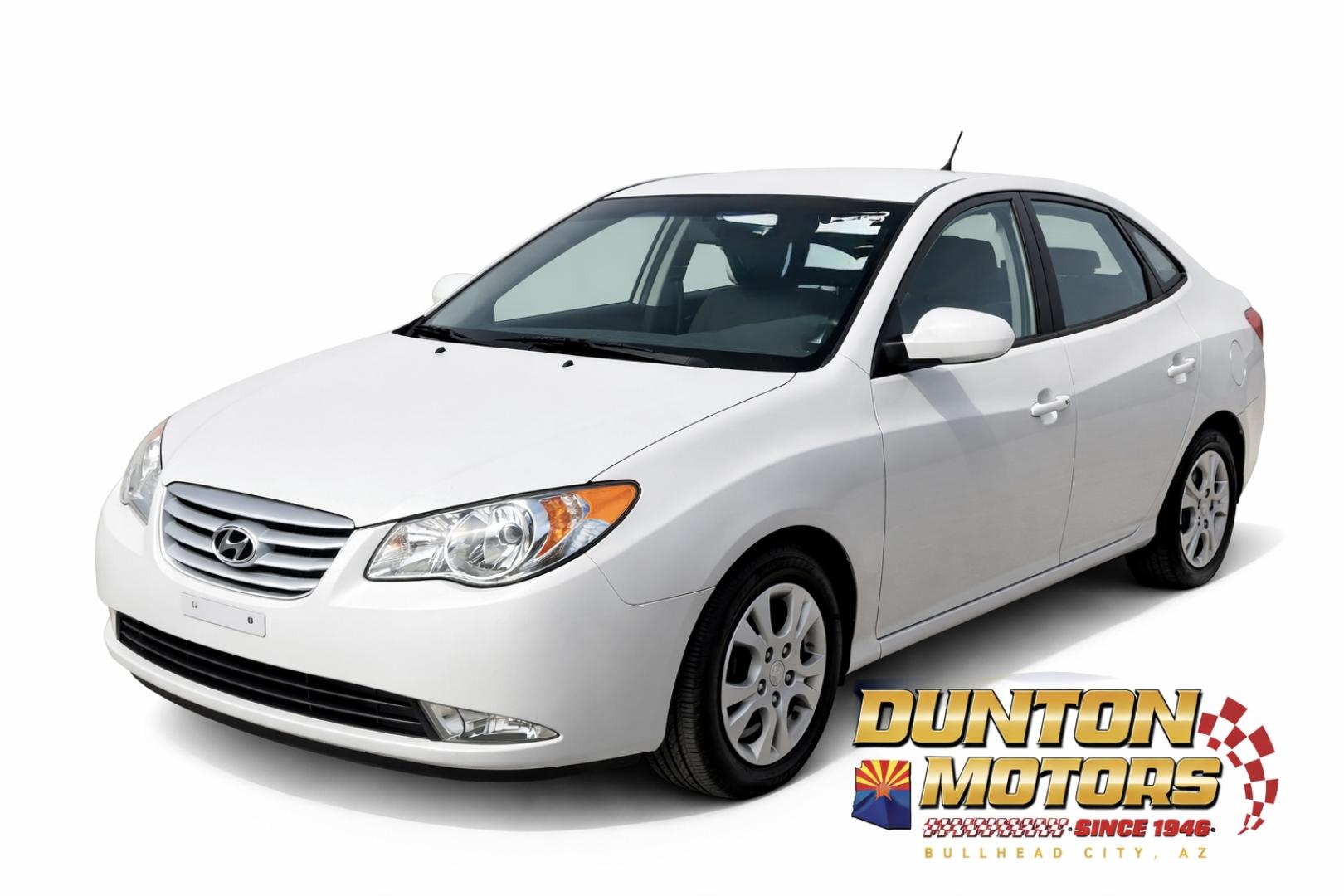 2010 White Hyundai Elantra GLS (KMHDU4AD1AU) with an 2.0L L4 DOHC 16V engine, located at 2190 Hwy 95, Bullhead City, AZ, 86442, (928) 704-0060, 0.000000, 0.000000 - Photo#0