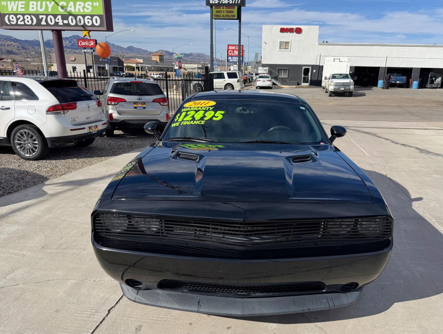 2011 Black Dodge Challenger SE (2B3CJ4DG0BH) with an 3.6L V6 DOHC 24V engine, 4-Speed Automatic transmission, located at 2190 Hwy 95, Bullhead City, AZ, 86442, (928) 704-0060, 0.000000, 0.000000 - Brand new tires. Free warranty. IN house financing available. - Photo#19