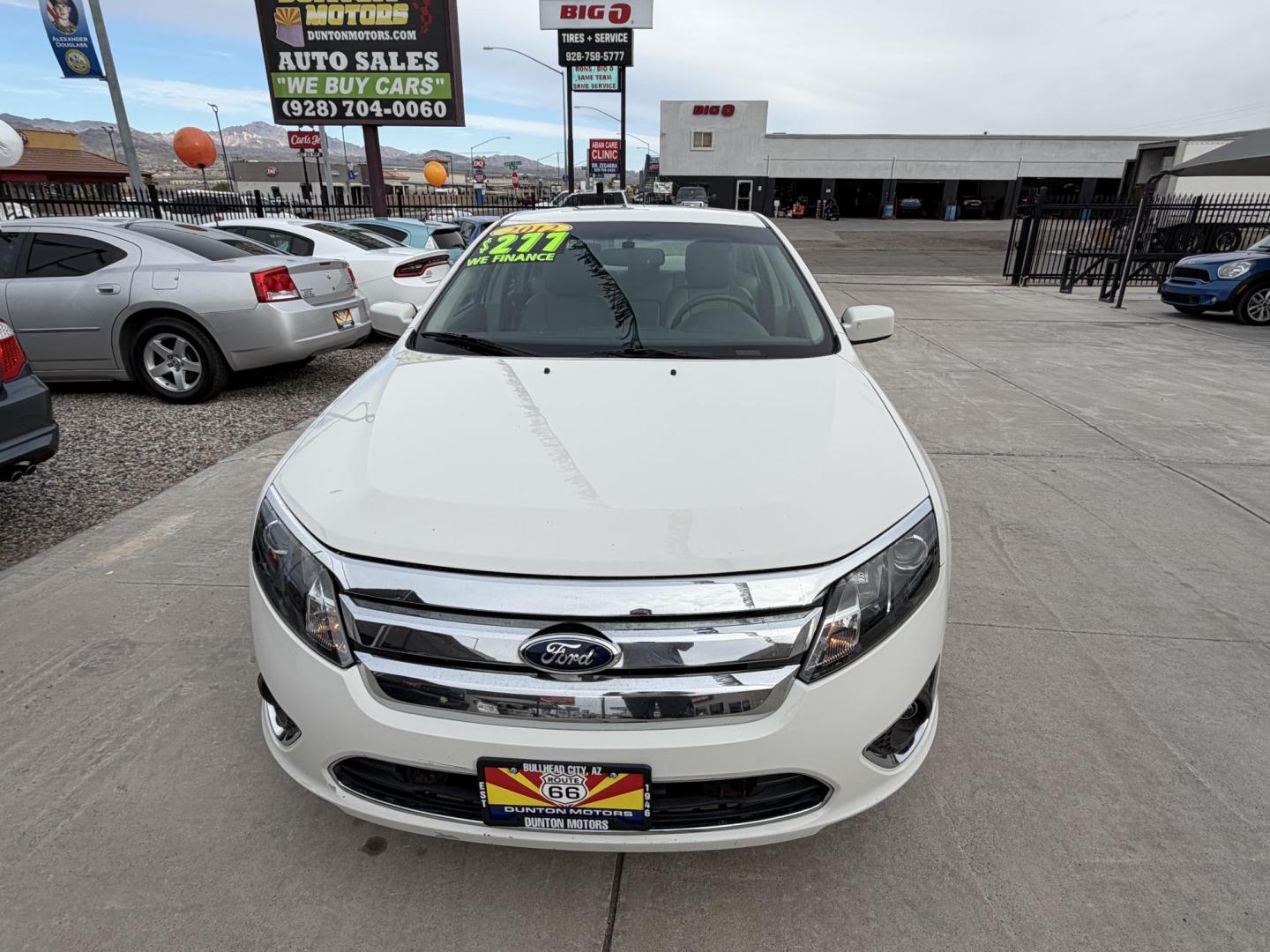 2012 White Ford Fusion SEL (3FAHP0JG6CR) with an 3.0L V6 DOHC 24V engine, located at 2190 Hwy 95, Bullhead City, AZ, 86442, (928) 704-0060, 0.000000, 0.000000 - Photo#5