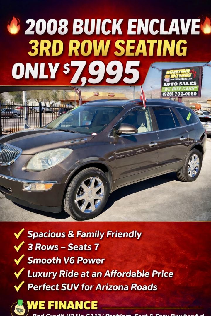 2008 Gold metallic Buick Enclave CXL , located at 2190 Hwy 95, Bullhead City, AZ, 86442, (928) 704-0060, 0.000000, 0.000000 - Photo#0