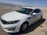 2015 White Kia Optima LX (KNAGM4A75F5) with an 2.4L L4 DOHC 16V engine, 6-Speed Automatic transmission, located at 2190 Hwy 95, Bullhead City, AZ, 86442, (928) 704-0060, 0.000000, 0.000000 - Photo#0