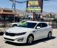 2015 White Kia Optima LX (KNAGM4A75F5) with an 2.4L L4 DOHC 16V engine, 6-Speed Automatic transmission, located at 2190 Hwy 95, Bullhead City, AZ, 86442, (928) 704-0060, 0.000000, 0.000000 - Photo#0