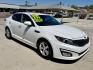 2015 White Kia Optima LX (KNAGM4A75F5) with an 2.4L L4 DOHC 16V engine, 6-Speed Automatic transmission, located at 2190 Hwy 95, Bullhead City, AZ, 86442, (928) 704-0060, 0.000000, 0.000000 - Photo#2