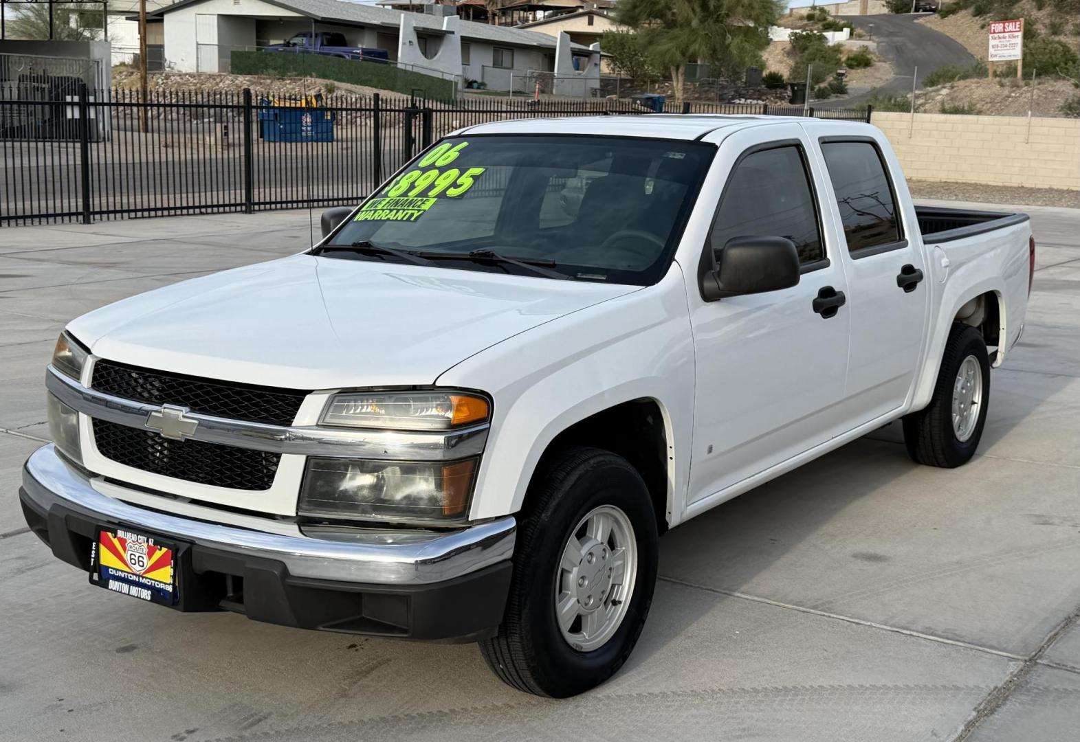2006 White Chevrolet Colorado LT1 Crew Cab 2WD (1GCCS138268) with an 2.8L L4 DOHC 16V engine, 4-Speed Automatic Overdrive transmission, located at 2190 Hwy 95, Bullhead City, AZ, 86442, (928) 704-0060, 0.000000, 0.000000 - coming soon !!!!! in the middle of servicing and detailing. Brand new tires ordered. great running little truck. lots of new parts. ice cold a/c. free warranty. In house financing available. - Photo#3