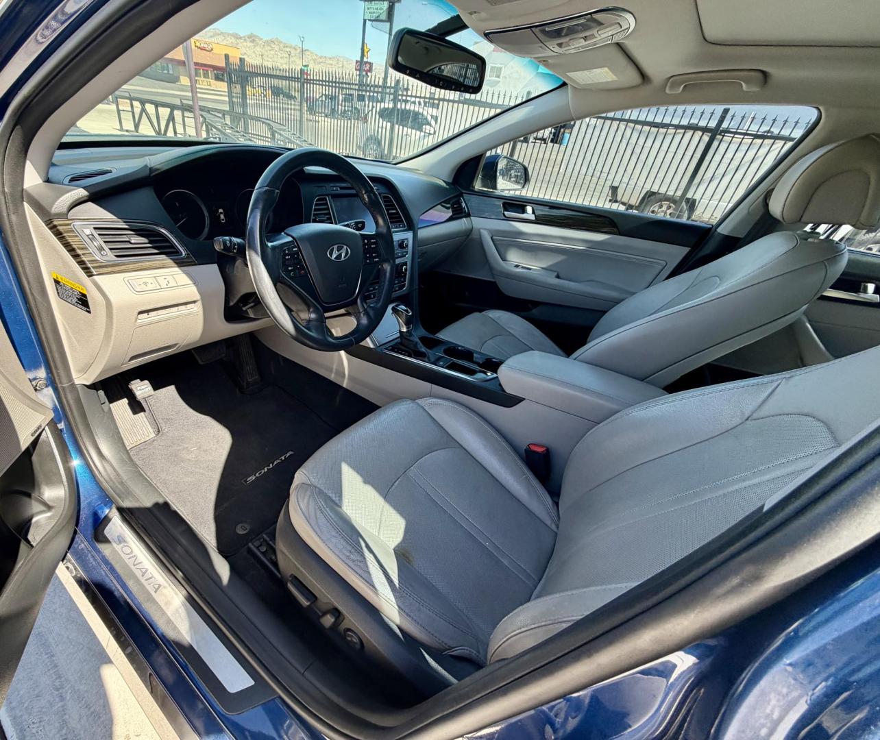 2017 Blue Hyundai Sonata Sport (5NPE34AF8HH) with an 2.4L L4 DOHC 16V engine, 6A transmission, located at 2190 Hwy 95, Bullhead City, AZ, 86442, (928) 704-0060, 0.000000, 0.000000 - Photo#5