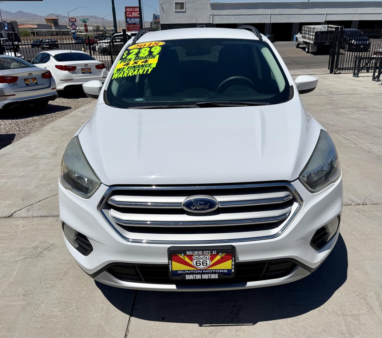 2018 White Ford Escape SE 4WD (1FMCU9GD2JU) with an 1.5L L4 DOHC 16V engine, 6A transmission, located at 2190 Hwy 95, Bullhead City, AZ, 86442, (928) 704-0060, 0.000000, 0.000000 - 2018 Ford Escape Se. 4 wheel drive. 1 owner. local Arizona car. Free carfax, free warranty. In house financing available. Runs and drives great.- Photo#2