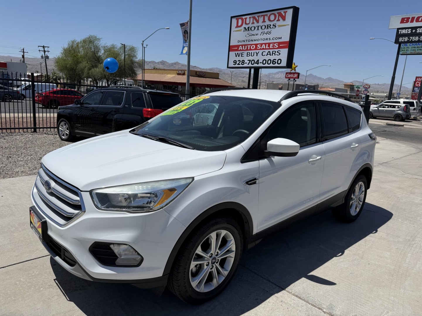 2018 White Ford Escape SE 4WD (1FMCU9GD2JU) with an 1.5L L4 DOHC 16V engine, 6A transmission, located at 2190 Hwy 95, Bullhead City, AZ, 86442, (928) 704-0060, 0.000000, 0.000000 - 2018 Ford Escape Se. 4 wheel drive. 1 owner. local Arizona car. Free carfax, free warranty. In house financing available. Runs and drives great.- Photo#11