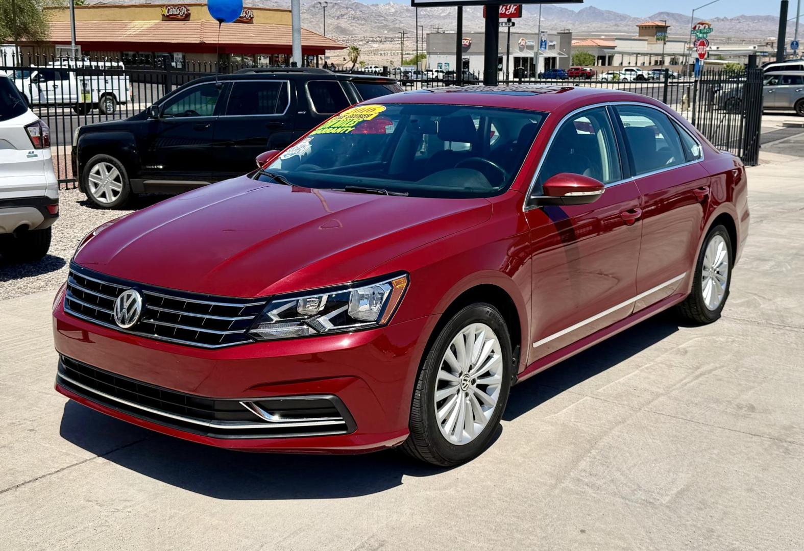 2016 Volkswagen Passat SE PZEV 6A w/ Sunroof & Nav (1VWBT7A3XGC) with an 1.8L L4 TURBO DIESEL engine, 6A transmission, located at 2190 Hwy 95, Bullhead City, AZ, 86442, (928) 704-0060, 0.000000, 0.000000 - *1 owner only 73k miles. leather loaded. free warranty free carfax. moonroof. keyless entry, bluetooth backup camera. up to 38 MPG. - Photo#2