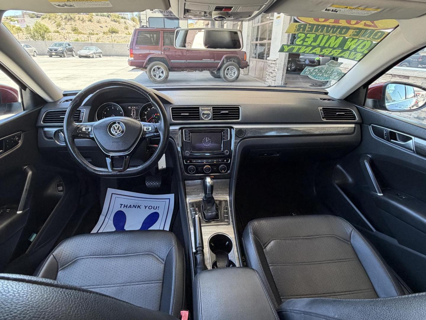 2016 Volkswagen Passat SE PZEV 6A w/ Sunroof & Nav (1VWBT7A3XGC) with an 1.8L L4 TURBO DIESEL engine, 6A transmission, located at 2190 Hwy 95, Bullhead City, AZ, 86442, (928) 704-0060, 0.000000, 0.000000 - *1 owner only 73k miles. leather loaded. free warranty free carfax. moonroof. keyless entry, bluetooth backup camera. up to 38 MPG. - Photo#12