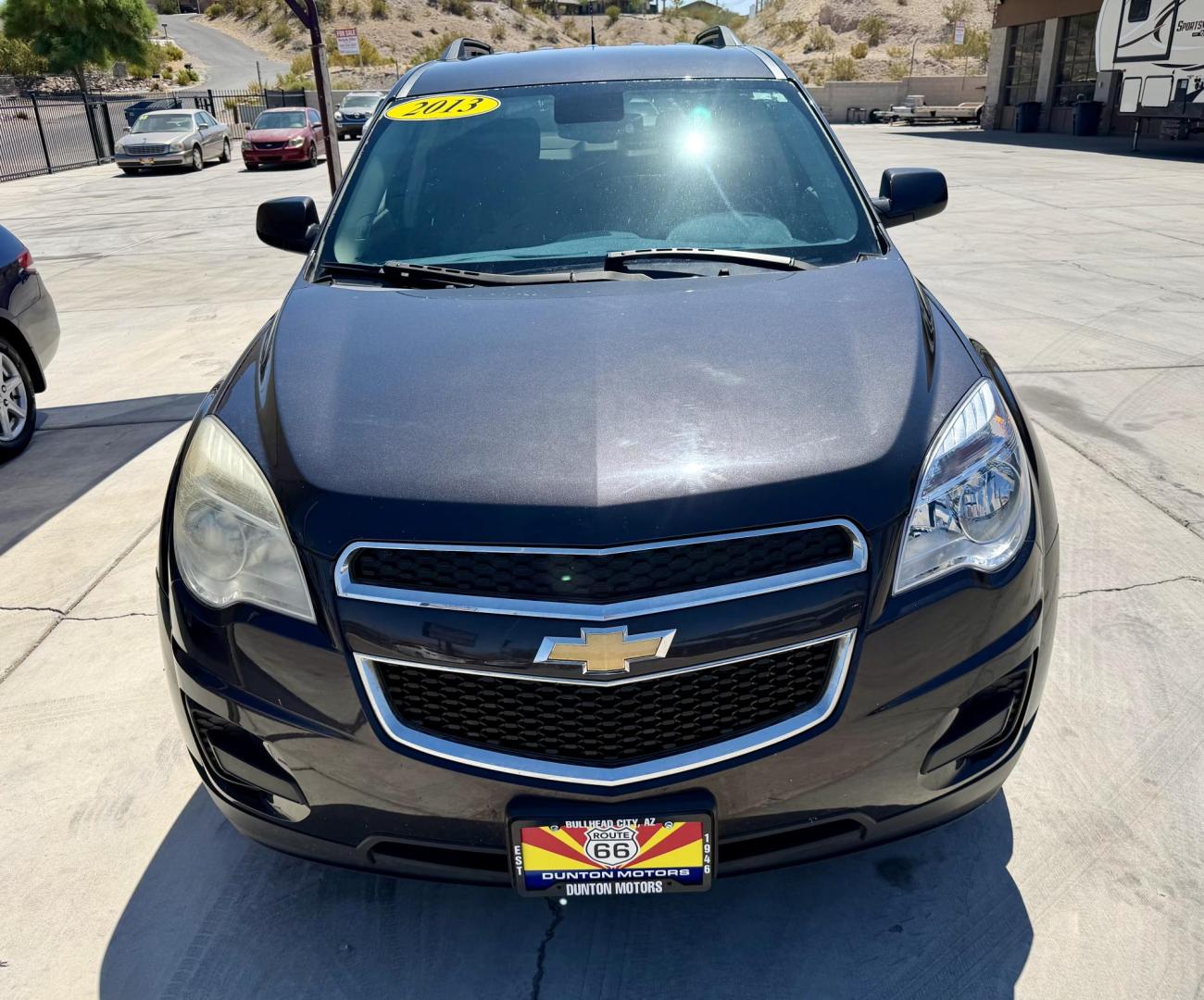2013 /charcoal Chevrolet Equinox 1LT AWD (2GNFLEEK7D6) with an 2.4L L4 DOHC 16V engine, 6-Speed Automatic transmission, located at 2190 Hwy 95, Bullhead City, AZ, 86442, (928) 704-0060, 0.000000, 0.000000 - completely serviced. brand new tires. warranty. we finance. - Photo#1