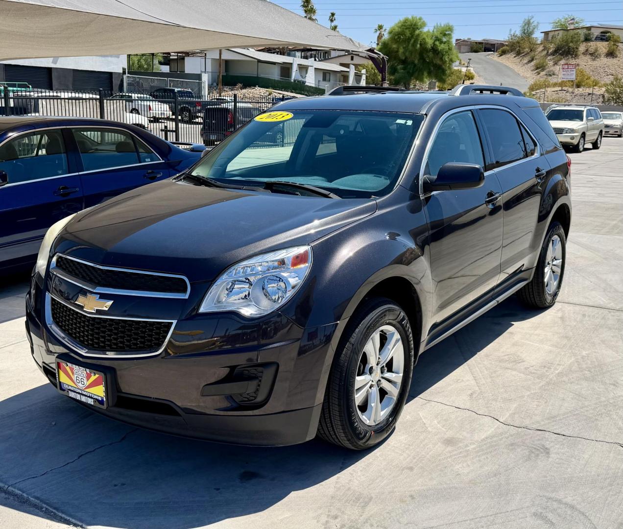 2013 /charcoal Chevrolet Equinox 1LT AWD (2GNFLEEK7D6) with an 2.4L L4 DOHC 16V engine, 6-Speed Automatic transmission, located at 2190 Hwy 95, Bullhead City, AZ, 86442, (928) 704-0060, 0.000000, 0.000000 - completely serviced. brand new tires. warranty. we finance. - Photo#2