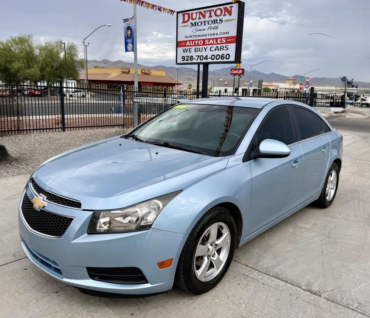 2011 sky blue /grey Chevrolet Cruze LT , located at 2190 Hwy 95, Bullhead City, AZ, 86442, (928) 704-0060, 0.000000, 0.000000 - Photo#2