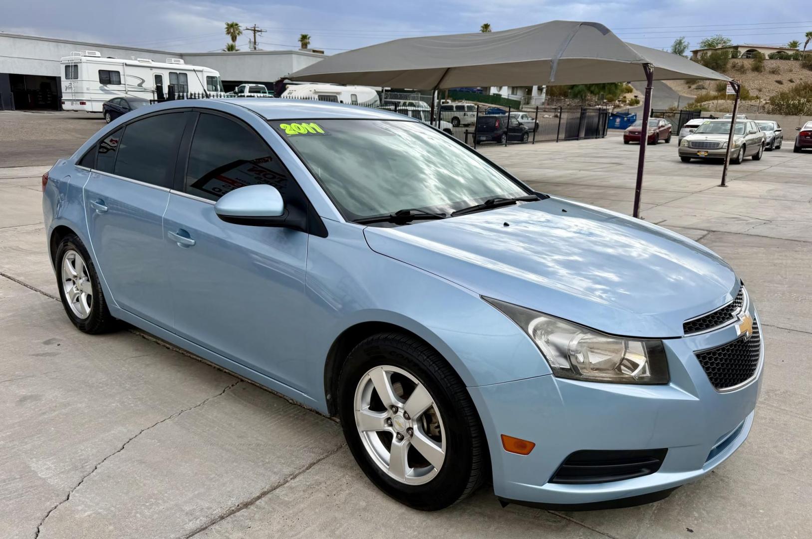 2011 sky blue /grey Chevrolet Cruze LT , located at 2190 Hwy 95, Bullhead City, AZ, 86442, (928) 704-0060, 0.000000, 0.000000 - Photo#3