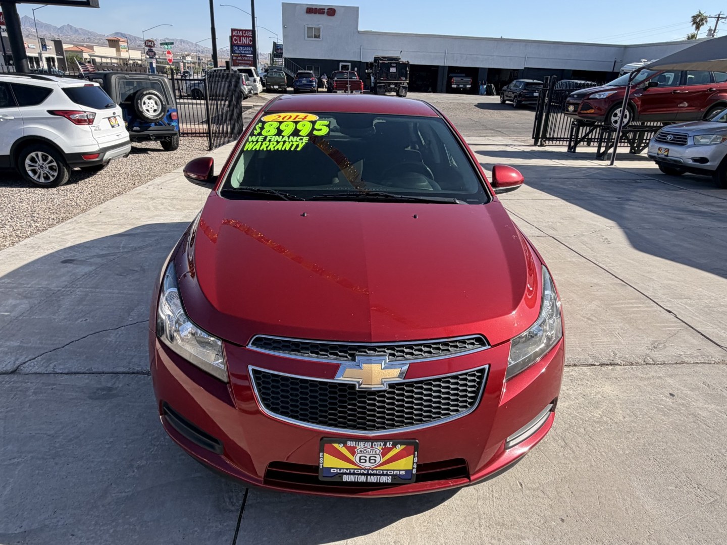 2014 ruby red Chevrolet Cruze ECO Manual (1G1PJ5SB1E7) with an 1.4L L4 DOHC 16V TURBO engine, 6-Speed Manual transmission, located at 2190 Hwy 95, Bullhead City, AZ, 86442, (928) 704-0060, 0.000000, 0.000000- Photo#5