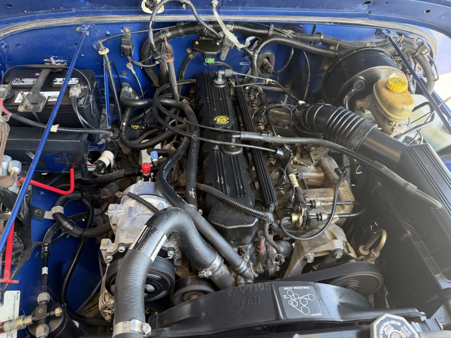 1995 Jeep Wrangler SE (1J4FY29S9SP) with an 4.0L L6 OHV 12V engine, located at 2190 Hwy 95, Bullhead City, AZ, 86442, (928) 704-0060, 0.000000, 0.000000 - 1995 jeep wrangler 6 cylinder automatic transmission 4 wheel drive. hard top with air conditioning. swing away spare tire carrier. hard top, hard doors. great running jeep. new shocks all the way around. brake pads, completely serviced. free carfax, free warranty. IN house financing available.- Photo#17