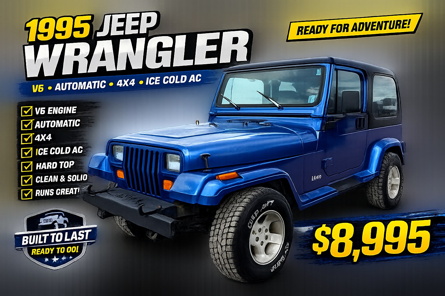 photo of 1995 Jeep Wrangler SE