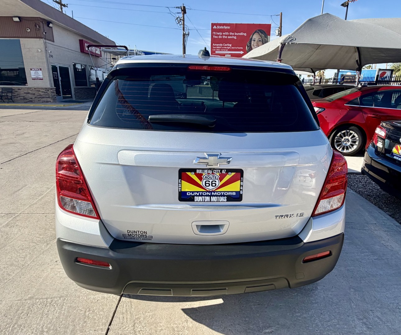 2016 silver Chevrolet Trax LS FWD (KL7CJKSB2GB) with an 1.4L L4 DOHC 16V engine, 6A transmission, located at 2190 Hwy 95, Bullhead City, AZ, 86442, (928) 704-0060, 0.000000, 0.000000- Photo#3