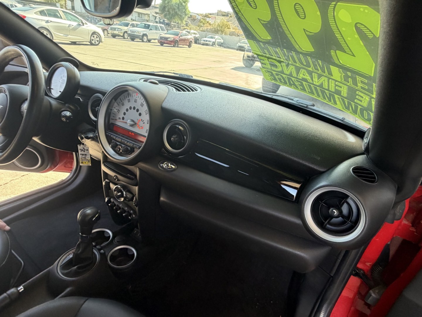 2013 ruby red Mini Cooper Base (WMWSY1C57DT) with an 1.6L L4 DOHC 16V TURBO engine, located at 2190 Hwy 95, Bullhead City, AZ, 86442, (928) 704-0060, 0.000000, 0.000000 - automatic convertible. great running cool car.- Photo#11