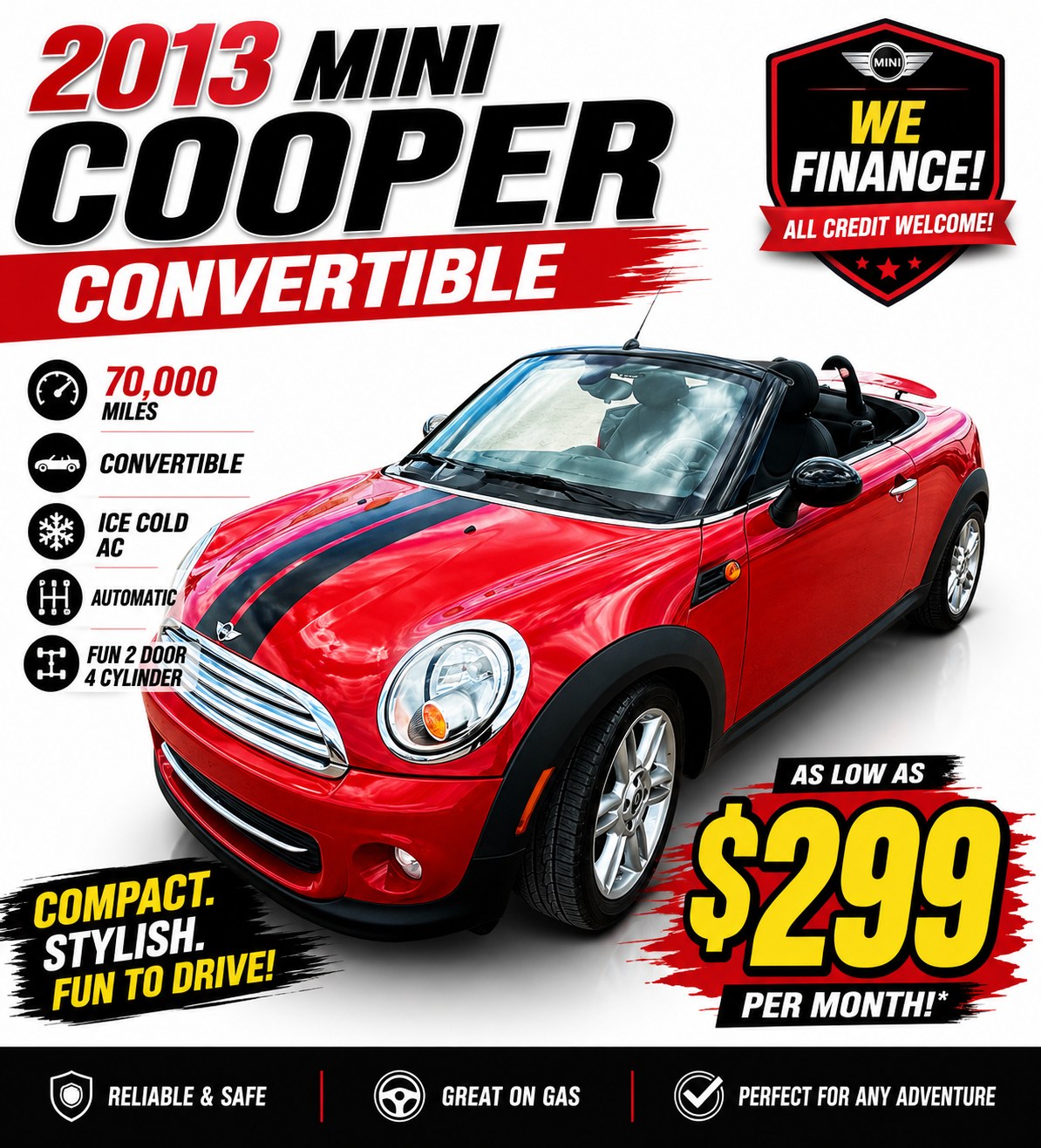 photo of 2013 Mini  cooper convertible automatic 