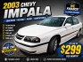 2003 White Chevrolet Impala LS (2G1WH52K139) with an 3.8L V6 OHV 12V engine, 4A OD transmission, located at 2190 Hwy 95, Bullhead City, AZ, 86442, (928) 704-0060, 0.000000, 0.000000- Photo#0