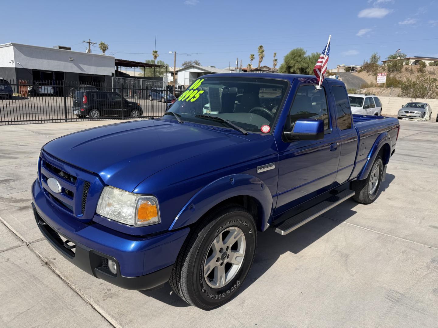 2006 Blue Ford Ranger XLT 4x4 , located at 2190 Hwy 95, Bullhead City, AZ, 86442, (928) 704-0060, 0.000000, 0.000000 - 2006 Ford Ranger XLT. automatic 4x4 . power windows, locks. cold a/c tow package running boards. 146k.- Photo#2