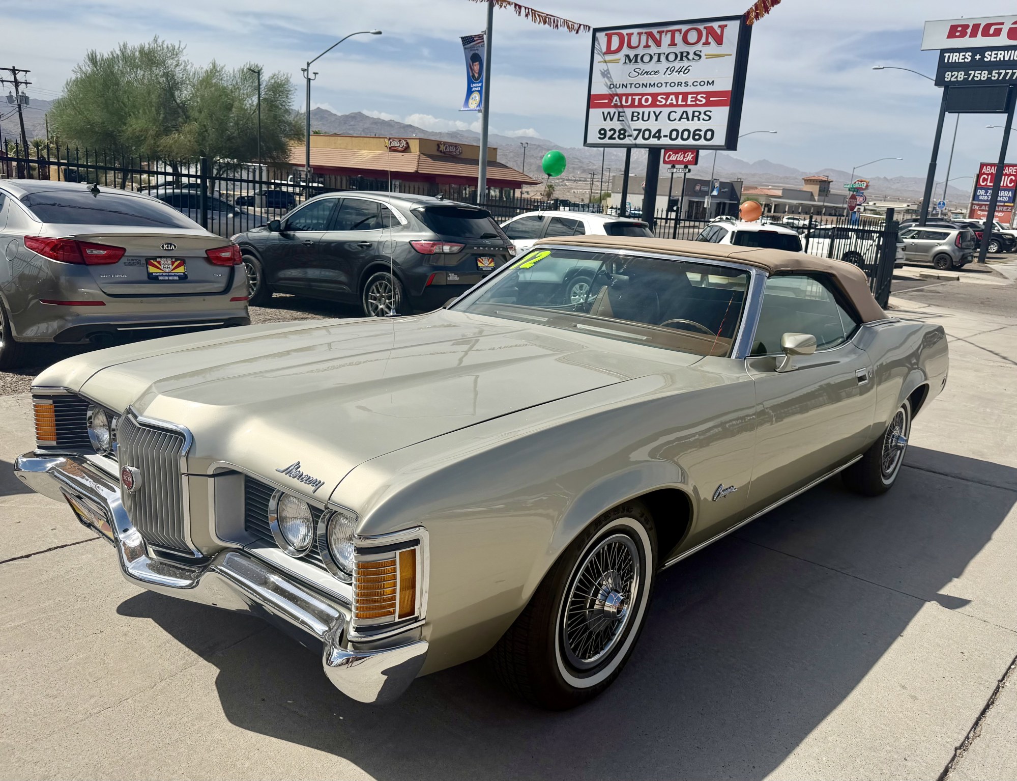 photo of 1972 mercury cougar convertible 