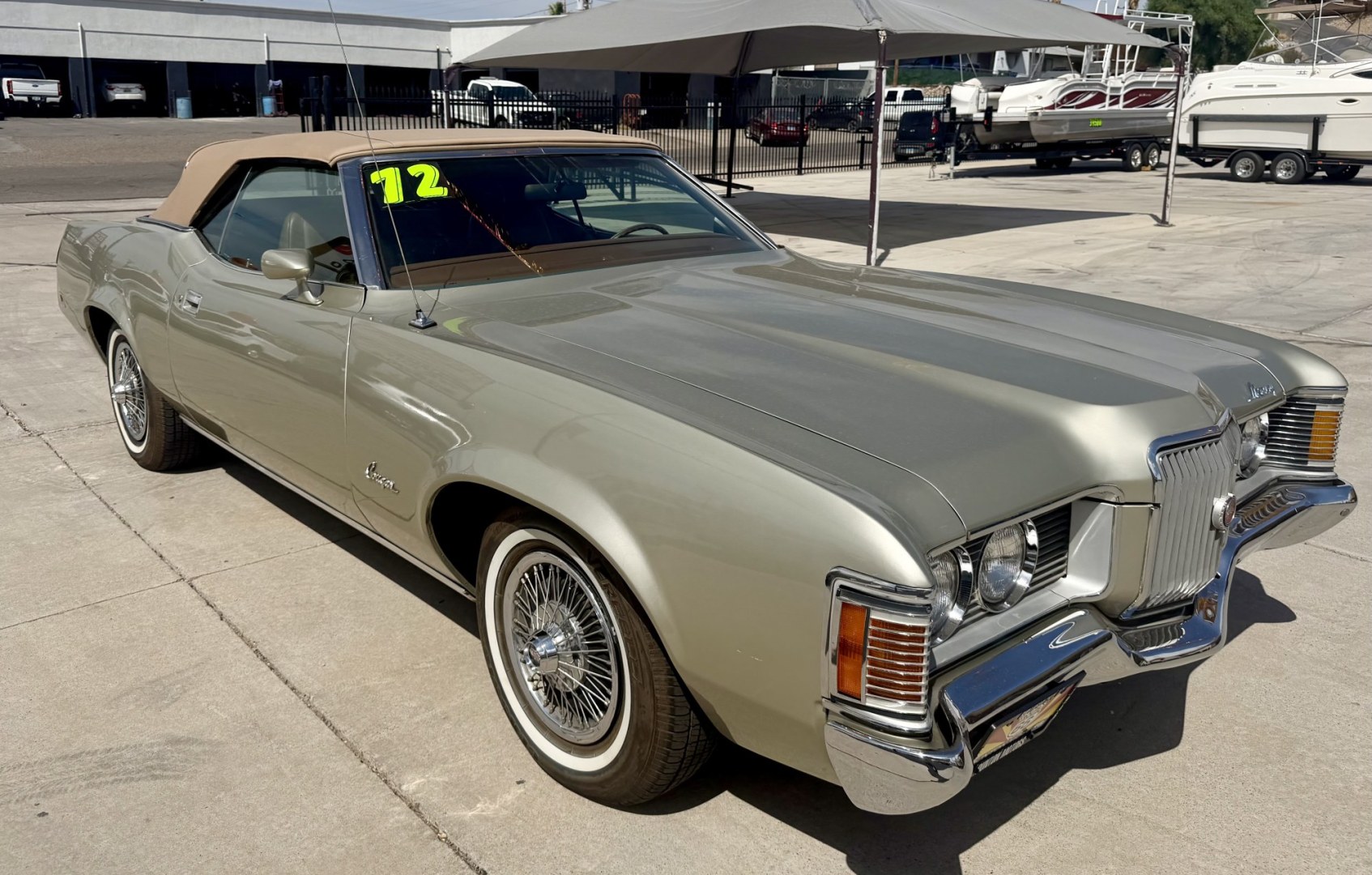 1972 Mercury Cougar , located at 2190 Hwy 95, Bullhead City, AZ, 86442, (928) 704-0060, 0.000000, 0.000000 - 1972 mercury cougar convertible , a/c runs great . Power windows locks .- Photo#1
